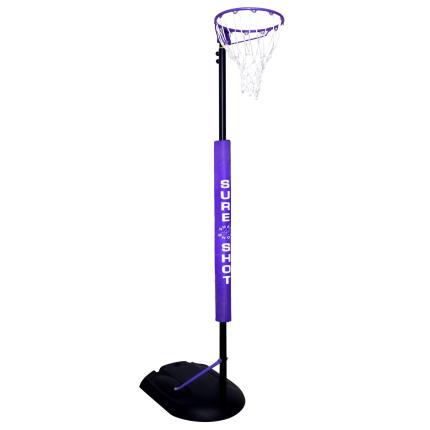 Sure Shot 503 Goal Shot Netball Unit - Black/Purple