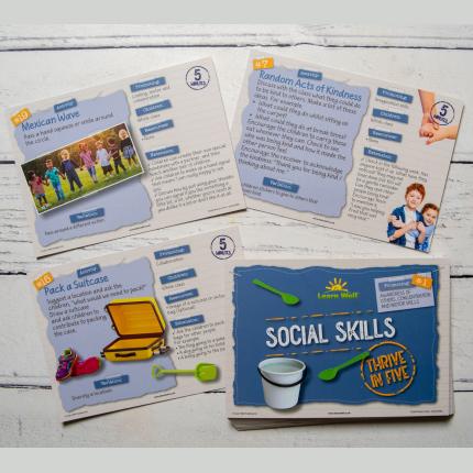 Learn Well Thrive in 5 Set 4 - Social Skills Cards