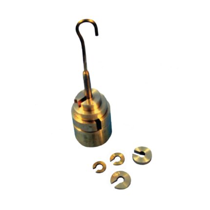 Philip Harris Hanging Slotted Masses - Brass - 1g to 200g - Pack of 10
