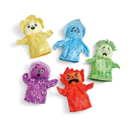 Learning Resources Feelings Family Hand Puppets?- Pack of 5