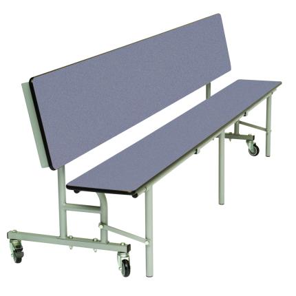 Convertible Mobile Folding Bench Unit - 14+ Years - Blue Grey