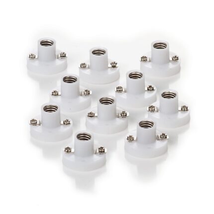 Mounted Bulbholder M.E.S 30mm diameter - Pack of 10