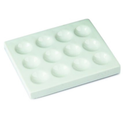 Porcelain Spotting Tile with 12 Cavities