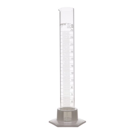 Pyrex Glass Measuring Cylinder - 250ml - Pack of 2