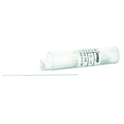 Glass Melting Point Capillary Tubes: One End Closed - Pack of 100