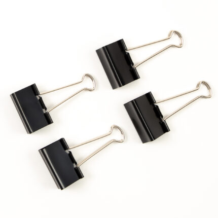 Classmates Fold Back Clip - Black - 50mm - Pack of 10