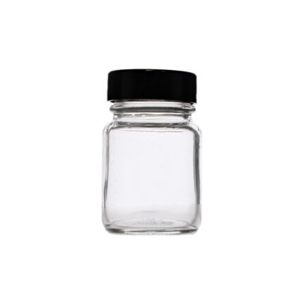 Clear Glass Jar with Screw Cap - 30ml - Pack of 10