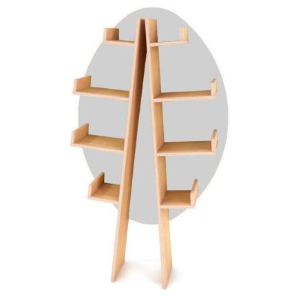 Maplescape Oval Book Tree - Grey