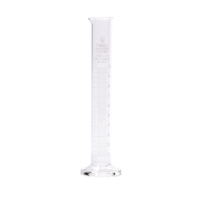 Findel Everyday Glass Measuring Cylinder - 100ml - Pack of 10