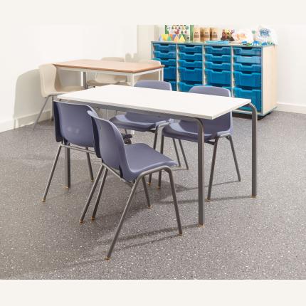 Classmates Contemporary 15 Tables & 30 Chairs Pack - 1100 x 550mm - 8-11 Years - Lavender