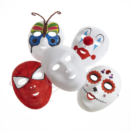 Classmates White Face Masks - Pack of 10