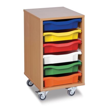 GALT Single Bay Tray Storage Unit - Colour Trays
