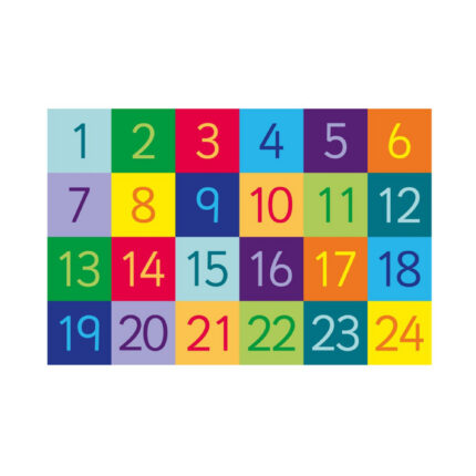 Kit for Kids Rainbow 1 to 24 Numbers Mat