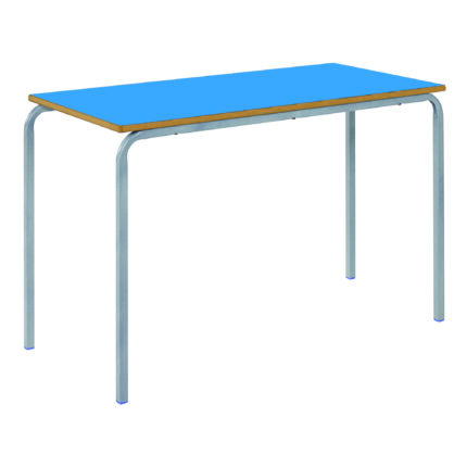 Findel Everyday 120x60cm Crush Bent Table - 11-14 Years - Blue