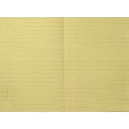 RHINO A4 Tinted Paper Exercise Book 48 Page - Red, 12mm Ruled With Margin - Pack of 10