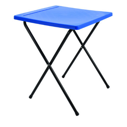 Findel Everyday Anti-Graffiti Fold Away Exam Desk - Blue