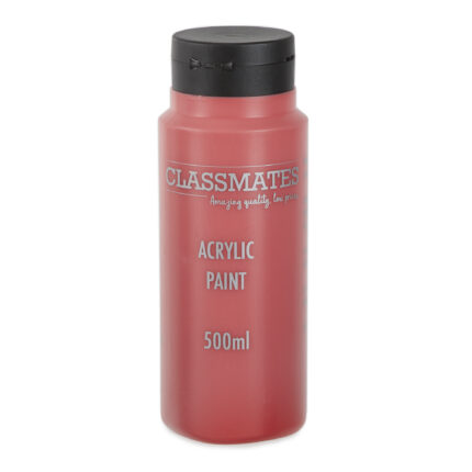 Classmates Acrylic Paint - Scarlet Red - 500ml