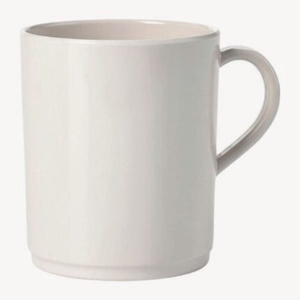 White Melamine Tableware - 310ml Mugs - Pack of 12