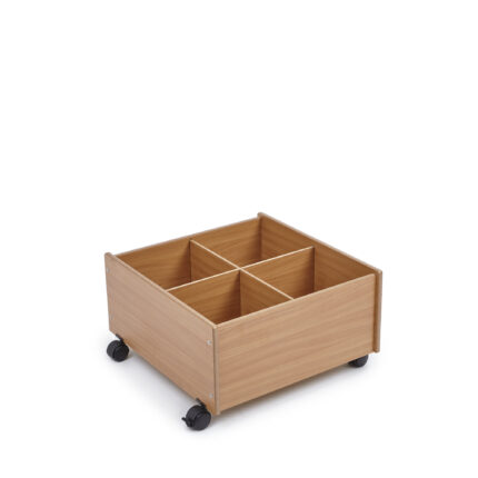 Mobile Floor Level Kinderbox - Beech