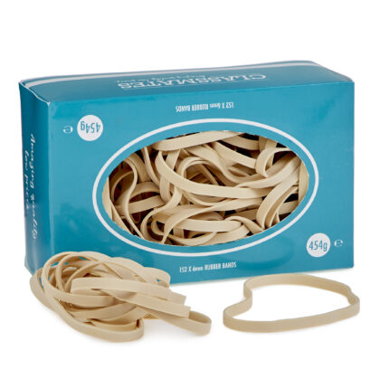 Classmates Rubber Bands - 152x6mm - Pack of 454g