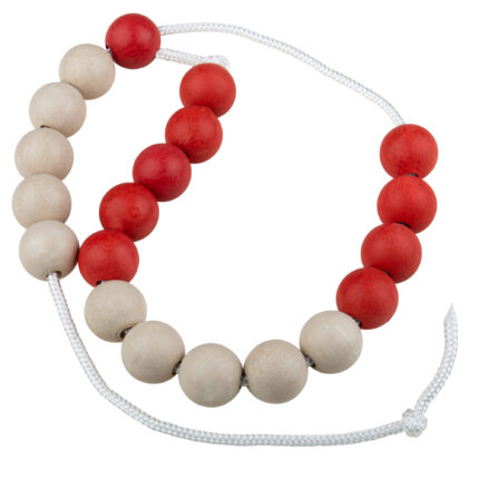 BIGJIGS Toys Eco Friendly 20 Bead String