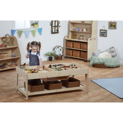 Millhouse Investigative Play Table with 4 Shallow Baskets