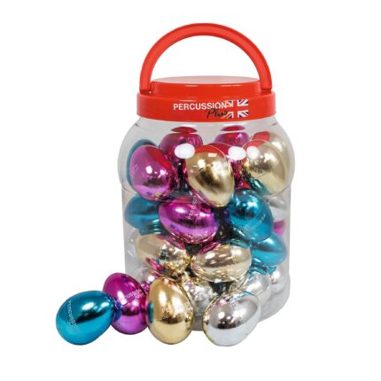 Metallic Egg Shakers - Tub of 40