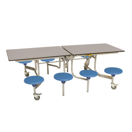 Secondary Rectangular 8 Seater Tables - Blue - Grey