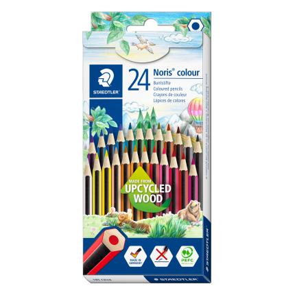 STAEDTLER Noris Colour 185 Colouring Pencils - Assorted - Pack of 24