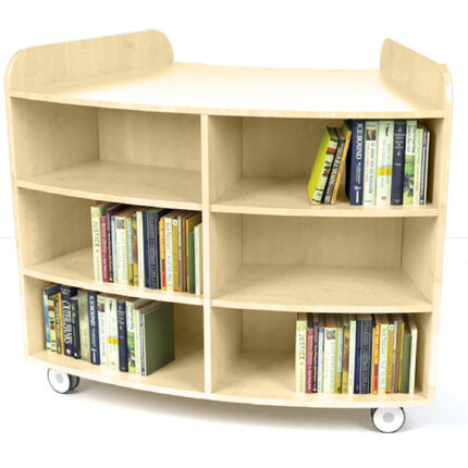 Maplescape Junior Curved Bookcase - 1000 - Maple