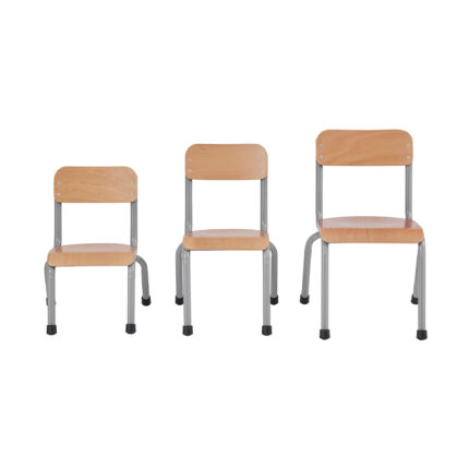 Milan Chairs - Pack of 4 - Grey - 6-7 years