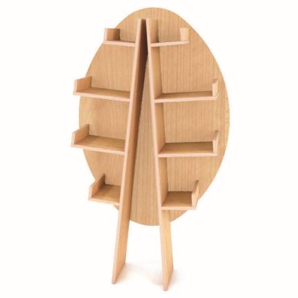 Maplescape Oval Book Tree - Maple