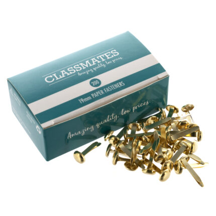 Classmates Paper Fasteners 20mm - Pack of 200
