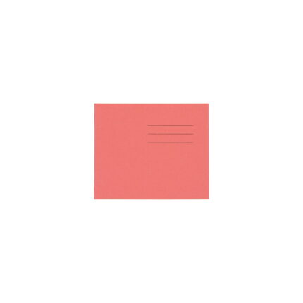 Classmates 5.25 x 6.5" Exercise Book 24 Page, 11mm Ruled, Red - Pack of 100