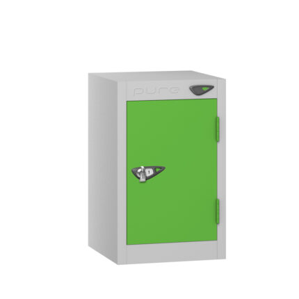 PURE Lockers - Quarto, Flat Top, Depth 30cm - Green