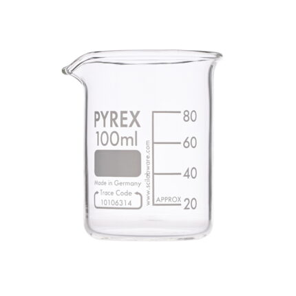 Pyrex? Glass Beaker, Squat Form - 100ml - Pack of 10