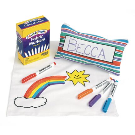 COLORATIONS Fabric Markers - Pack of 24