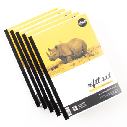 Refill Pads - A4 200p 8mm Margin - Pack of 5