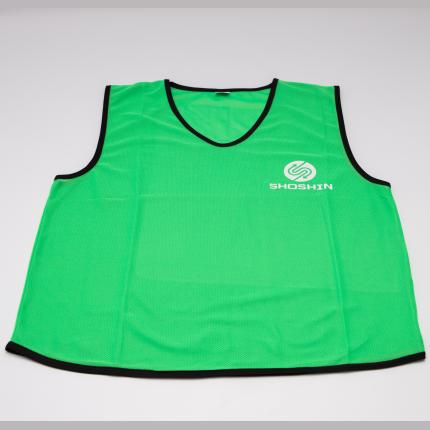 SHOSHIN Plain Mesh Training Bibs - Adults - Pack of 10 - Green