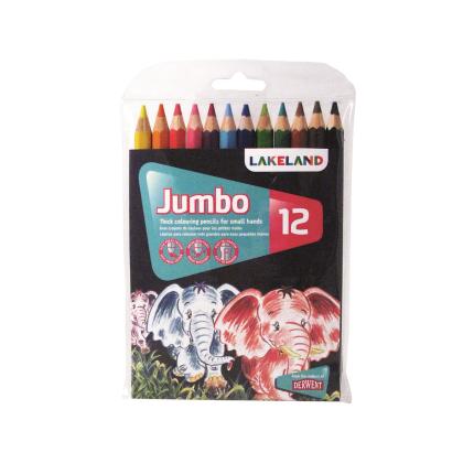 LAKELAND Jumbo Colouring Pencils - Assorted - Pack of 12