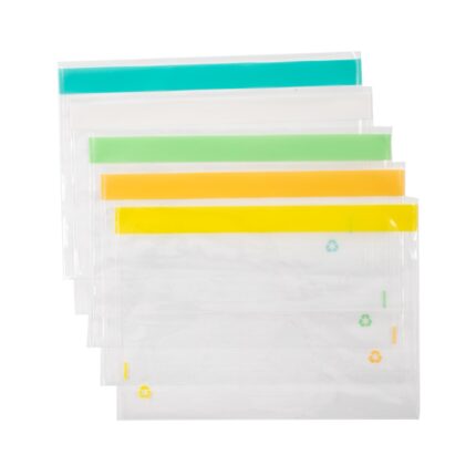 Tidifile with Coloured Strip - A4+ - Clear - Pack of 100