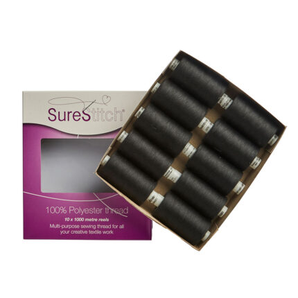 SureStitch 1000m Reels Mixed Packs - Black