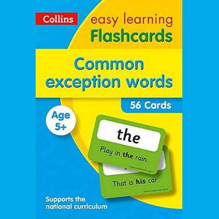 Common Exception Words Flashcards: Ideal for home learning (Collins Easy Learning KS1)