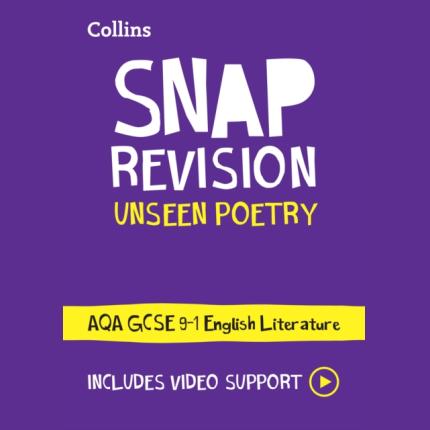 SNAP Revision: Unseen Poetry: AQA GCSE 9-1 English Lit
