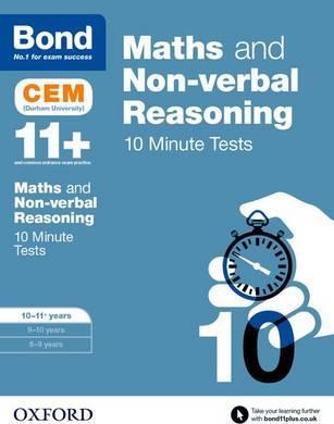 Maths & Non-Verbal Reasoning. 10-11 Years CEM 10
