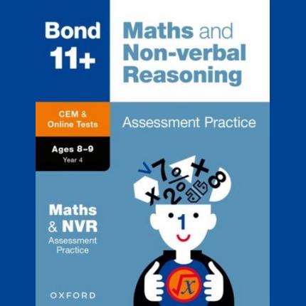 Bond 11+: Bond 11+ CEM Maths & Non-verbal Reasoning Assessment Papers 8-9 Years