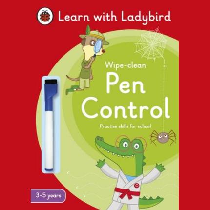 Pen Control: A Learn with Ladybird Wipe-Clean Activity Book 3-5 years: Ideal for home learning (EYFS)