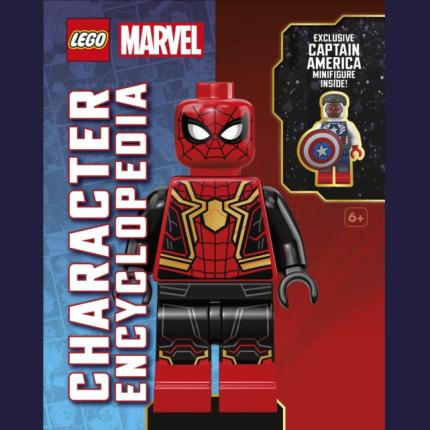LEGO Marvel Character Encyclopedia: With Exclusive Captain America Minifigure