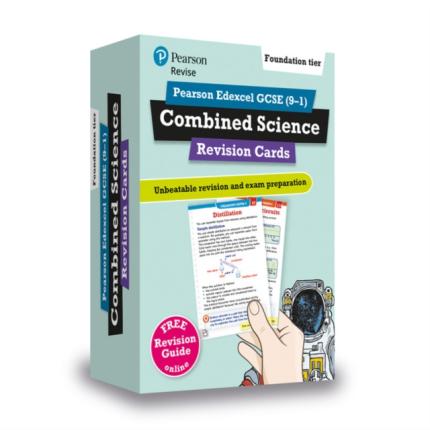 Pearson REVISE Edexcel GCSE Combined Science (Foundation): Revision Cards: For 2025 and 2026 exams