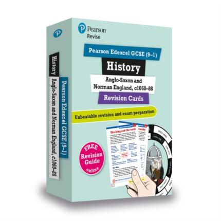 Pearson REVISE Edexcel GCSE History Anglo-Saxon and Norman England: Revision Cards: For 2025 and 2026 exams